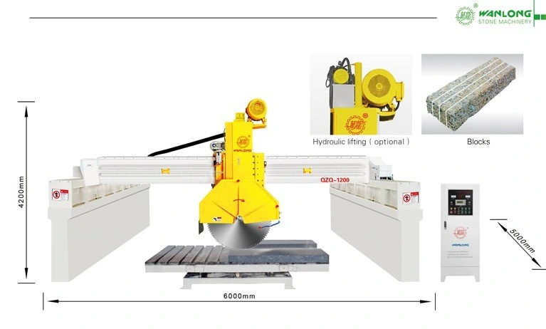 Bridge Cutting Machine for Curbstone and Other Small Block