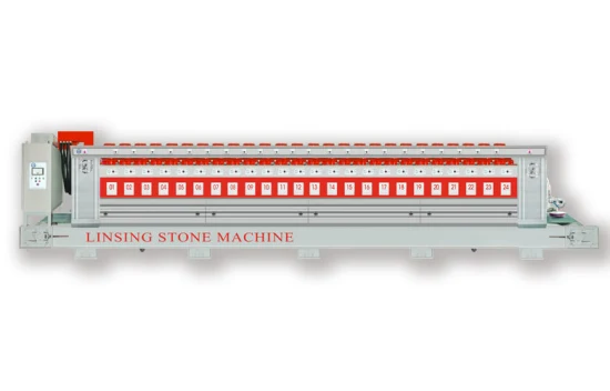 Máquina de polimento de moagem de pedra totalmente automática para processamento de laje de mármore de granito Linha Poshlier