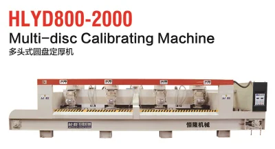 Máquina de polimento de pedra de calibração multidisco Henglong